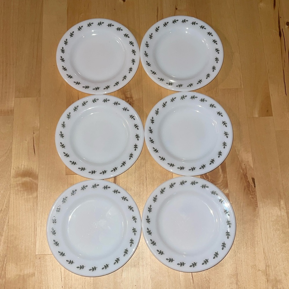 Vintage Pyrex by Corning Milk Glass Dessert Dishes